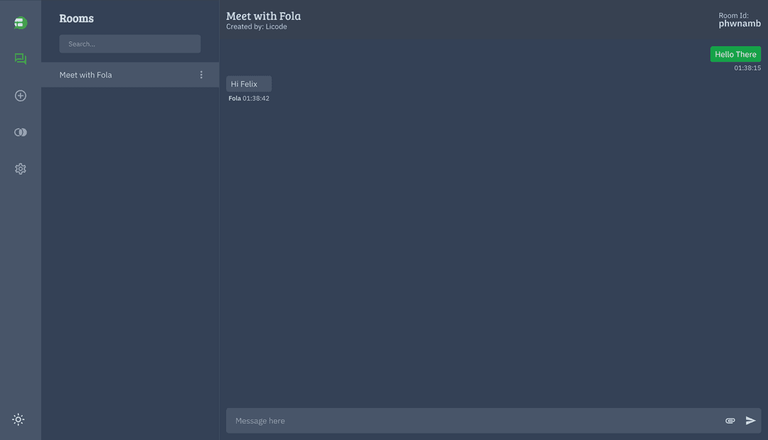 Quick Chatroom screenshot 1