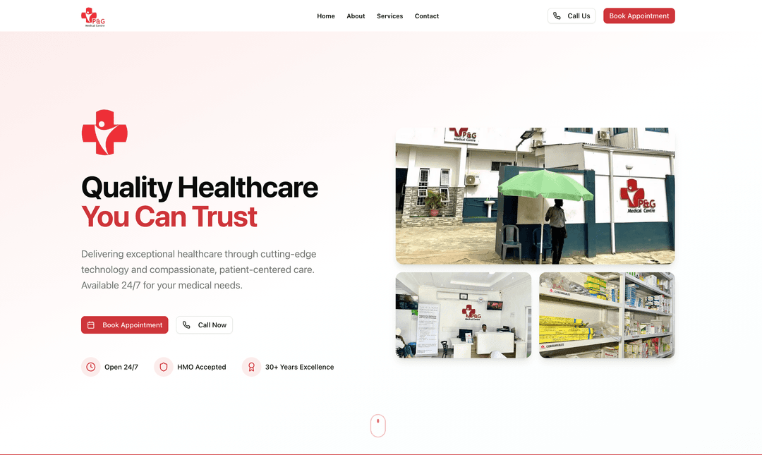 P&G Medical Centre screenshot 1