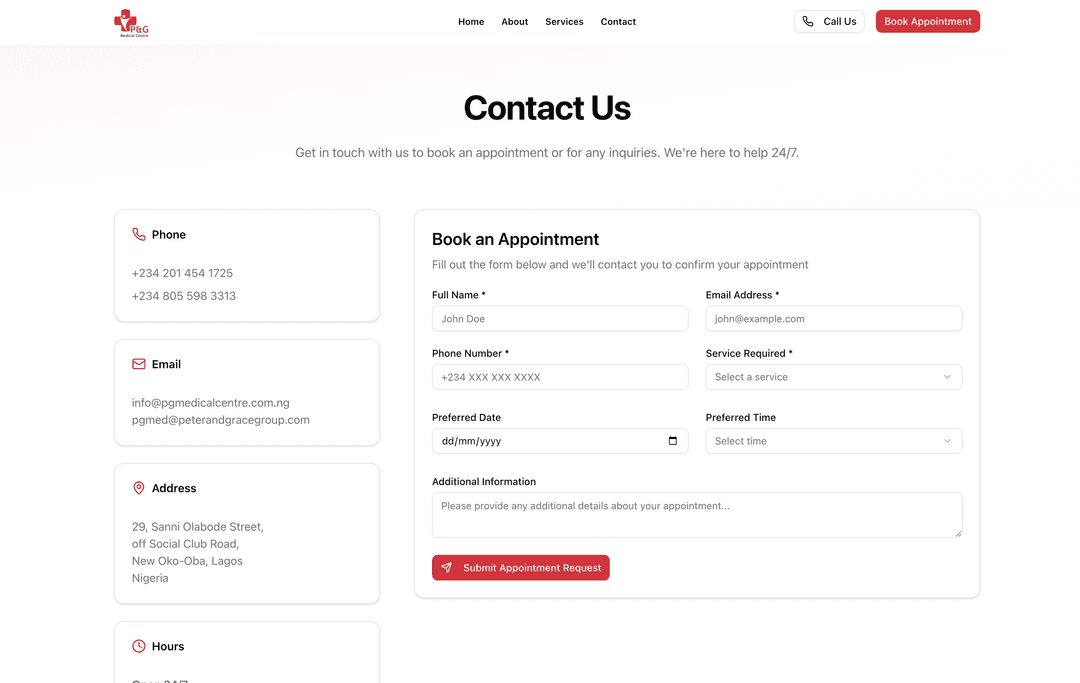 P&G Medical Centre screenshot 3